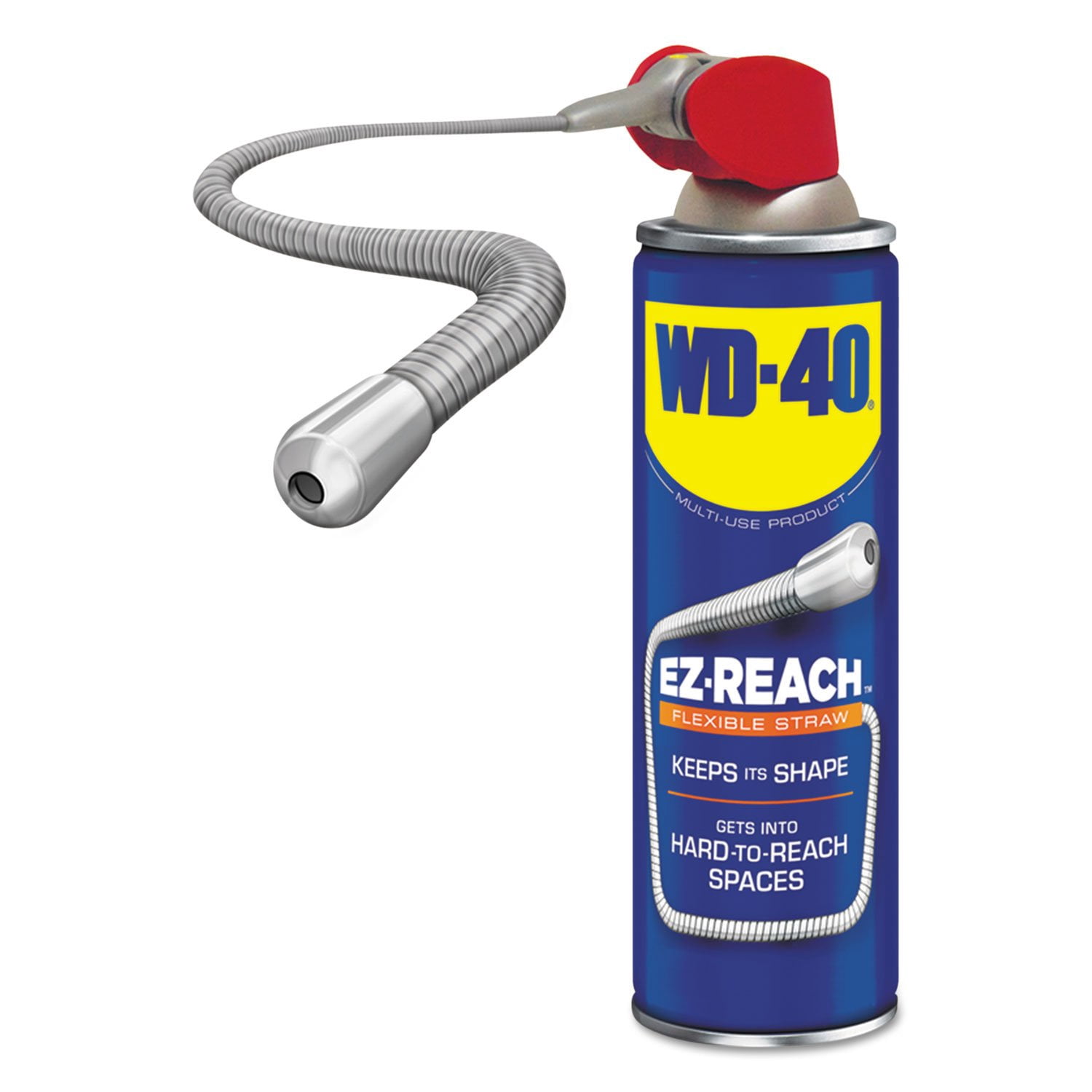 WD-40 490194 Multi Use Lubricant Spray with 8" EZ-Reach Attachment, 14.4 Ounce
