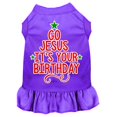 thumbnail image 1 of Go Jesus Screen Print Dog Dress Purple Xxxl (20), 1 of 2