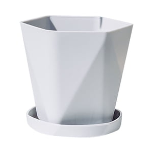 Rkxzt Small Pots for Plants 5 inch Plant Pot Indoor Square Mini Plastic Flower Pots Outdoor for Garden, Planters for Indoor Plants Flower Pots, Plant Pots for Outdoor with Drainage