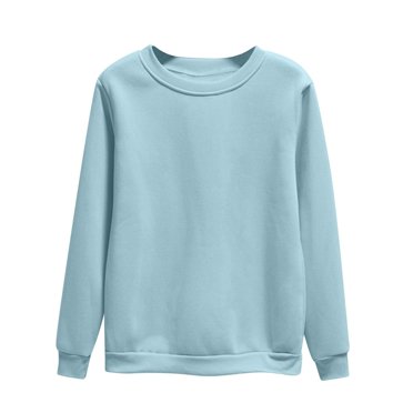 cfhntfmh Plus Size Sweatshirts for Women Casual Fleece Long Sleeve Pullover Tops Comfy Crewneck Solid Color Baggy Sweatshirts