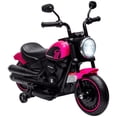thumbnail image 1 of Aosom Kids Motorcycle, 6V Electric Motorcycle with Single-Button Start Pink, 1 of 10