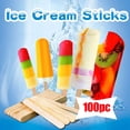 thumbnail image 2 of Fankiway 100 Pcs Craft Sticks Ice Cream Sticks Natural Wood Stick Craft Sticks, 2 of 6