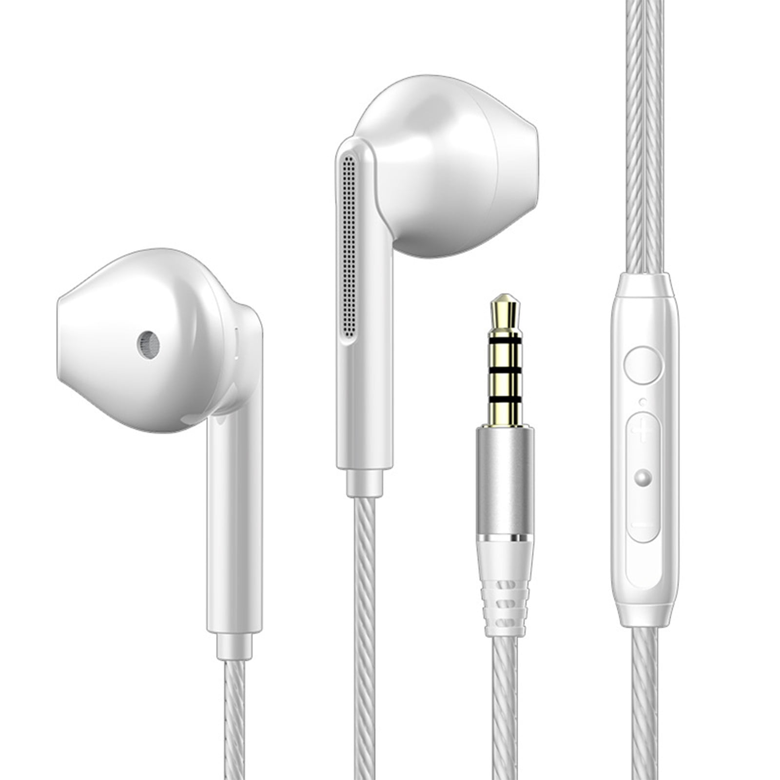 GJX Wired Headphones, High-Quality Wired Earbuds with Mic, Comfortable Headphones Wired for Gaming & Music, 1.2m Cable
