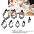 thumbnail image 4 of Punching Die Set, Wear  High Carbon Steel Leather Die Cutter Template  for DIY Craft, 4 of 8