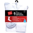 thumbnail image 3 of Hanes Men's P6 Cushion Odor Protection Crew Socks, 3 of 3