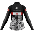 thumbnail image 2 of Chandail de Cyclisme à Manches Longues Canada Crank pour Femmes - 4TG, 2 of 3