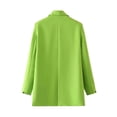 thumbnail image 4 of Pompotops Blazer à Manches Longues Couleur Unie Mode Décontractée Printemps Été pour Femmes Liquidation, 4 of 8