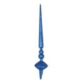 thumbnail image 1 of Vickerman M183302G Ornement de Finial de Coupole à Paillettes Bleues de 12 Po, 3 par Sac, 1 of 3