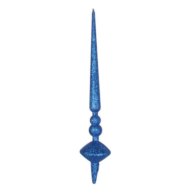 Vickerman M183302G Ornement de Finial de Coupole à Paillettes Bleues de 12 Po, 3 par Sac