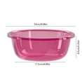thumbnail image 3 of Highly Transparent Plastic Basin Thickened Household Washbasin Students Dormitory Washbasin Kitchen Washbasin Laundry Basin, 3 of 6