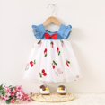 thumbnail image 2 of Robes pour Bébé Fille Robe Décontractée pour Filles Robe d'Anniversaire pour Fille Robe Arc-en-Ciel Vêtements pour Nouveau-Née Fille 3-12 Mois, 2 of 4