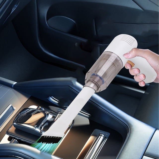 Kctiaxy Vacuum Cleaners Handheld Car Vacuum Cleaner, 120W Powerful Suction Small Car Vacuum Cleaner, Mini Dusts Buster with Usb Portable Vacuum Cleaner Kitchen Appliances