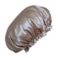 thumbnail image 4 of stanreset Beauty Makeup Dustproof Cap Waterproof Padded Shower Hat Imitate Silk Satin Adult Bathing Hat, 4 of 7