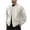 White, variant on zfhfof Men's Bomber Jacket Lightweight Windbreaker Jackets Zip Up Windproof Casual Spring Fall Motorcycle Coat Outwear