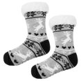 thumbnail image 1 of Slipper Socks Fuzzy Thick - Festive Fluffy Warm Socks Soft Socks for Christmas, 1 of 2