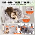 thumbnail image 3 of VEVOR Cat Tree 68.5" Cat Tower for Indoor Cats with Cat Condos Scratching Post, 3 of 9