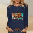 thumbnail image 1 of Aboser T-Shirts pour Femmes pour l'Action de Grâce et les Fêtes, Mode, T-Shirts Graphiques Citrouille, Grande Taille, Hauts d'Automne, Doux, Manches Longues, T-shirt de Remerciement, Blouses à Col Rond Grande Taille2024, 1 of 4