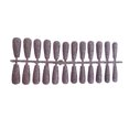 thumbnail image 1 of 24 Pieces False Nails Glitter Shimmering Powder Full Cover Artificial Nail Tips Simple Operation Fingernail Decal DIY Accessory white, 1 of 7