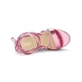 thumbnail image 4 of BLISSFUL STEP Sandales Espadrilles à Plateforme à Talon Compensé à Lacets pour Femmes Rose 7, 4 of 7