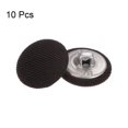 thumbnail image 3 of Unique Bargains 10pcs 28L Fabric Cloth Covered Button 18mm Round Metal Shank Sewing Buttons for Suits Dress Blouses, Brown, 3 of 5