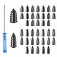 thumbnail image 1 of 40 Pcs Tire Repair Rubber Nail, Tire Repair Nail Tire Repair Rubber Screws Fast Tool Self-Service Tire Repair Nail Vacuum Suitable for Car Motorcycle Jeep Tire Puncture Repair, 1 of 6