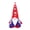 B #2, variant on Handmade Crochet American Flag Gnome Doll | Patriotic Long-Legged Elf Decor for Independence Day | Tabletop Shelf Mantel Home Decor Gift