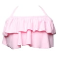 thumbnail image 4 of Akiihool Girls Long Sleeve Swimsuit Baby/Toddler Girls Long Sleeve Rash Guard 2 Piece Swimsuit Set w/UPF 50+ Sun Protection with Zipper (Pink,7-8 Years), 4 of 4