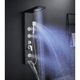thumbnail image 1 of Multi-Function LED Lights Shower Panel System   in Shower Panel Include Rainfall &; Waterfall Shower Head   Adjustable Massage Jets  Handheld Shower  Tub Spout, 1 of 1