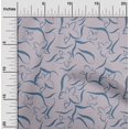 thumbnail image 2 of oneOone Polyester Spandex Light Purple Fabric Floral & Craft Projects Decor Fabric Printed By The Yard 56 Inch Wide, 2 of 4
