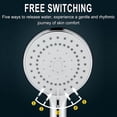 thumbnail image 4 of Shower Heads High Pressure with Handheld Spray 5 Functions Shower Head with Handheld, High Pressure Shower Head Set with Hose Adjastable Bracket Rubber Washers, 4 of 9
