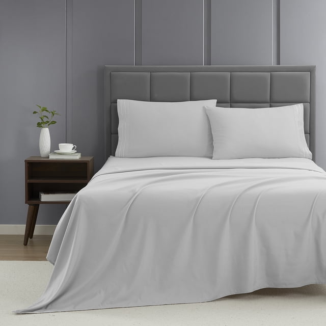 Nestl Twin Sheet Set, 1800 Series Microfiber Deep Pocket 4 Piece Bed Sheet Set