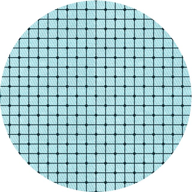 Ahgly Company Tapis Rond Lavable en Machine Intérieur Transitionnel Vert Écume de Mer, 3 Pieds Rond