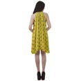 thumbnail image 4 of Moomaya Tunique Grande Taille à Col Licou en Rayonne Sans Manches Débardeur Mini Robe T-Shirt, 4 of 4