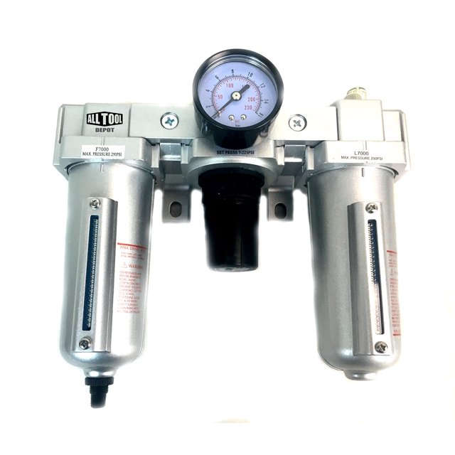 1/2" Heavy Duty FRL air control unit w/Auto Drain C704NA