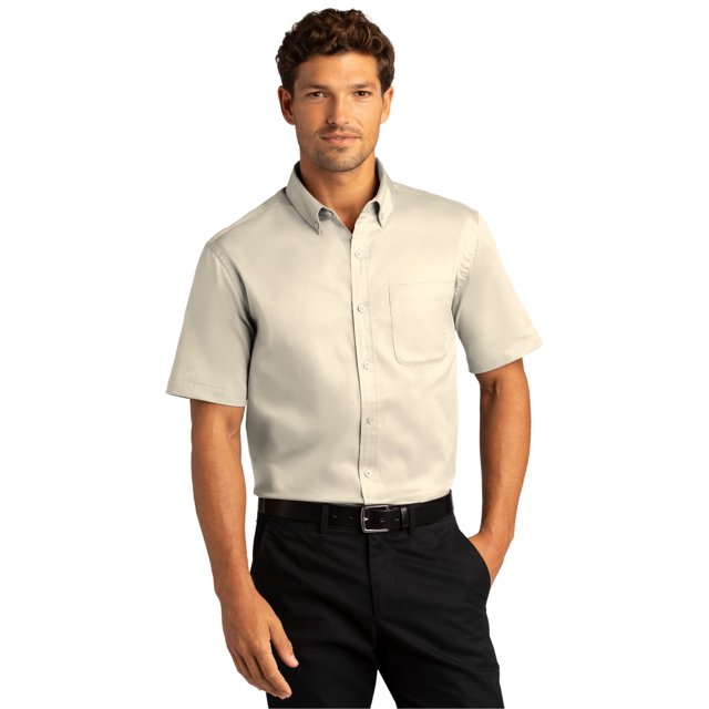 Port Authority Men's Short Sleeve SuperPro React Twill Shirt - W809