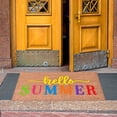 thumbnail image 2 of Clearance Sale Promotion Hello Summer Doormat Non-Slip Seasonal Coir Doormat Area Rugs for Living Room Natural, Low Profile, Durable Rug for Front Porch Indoor Outdoor Entryway 16x24IN, 2 of 4