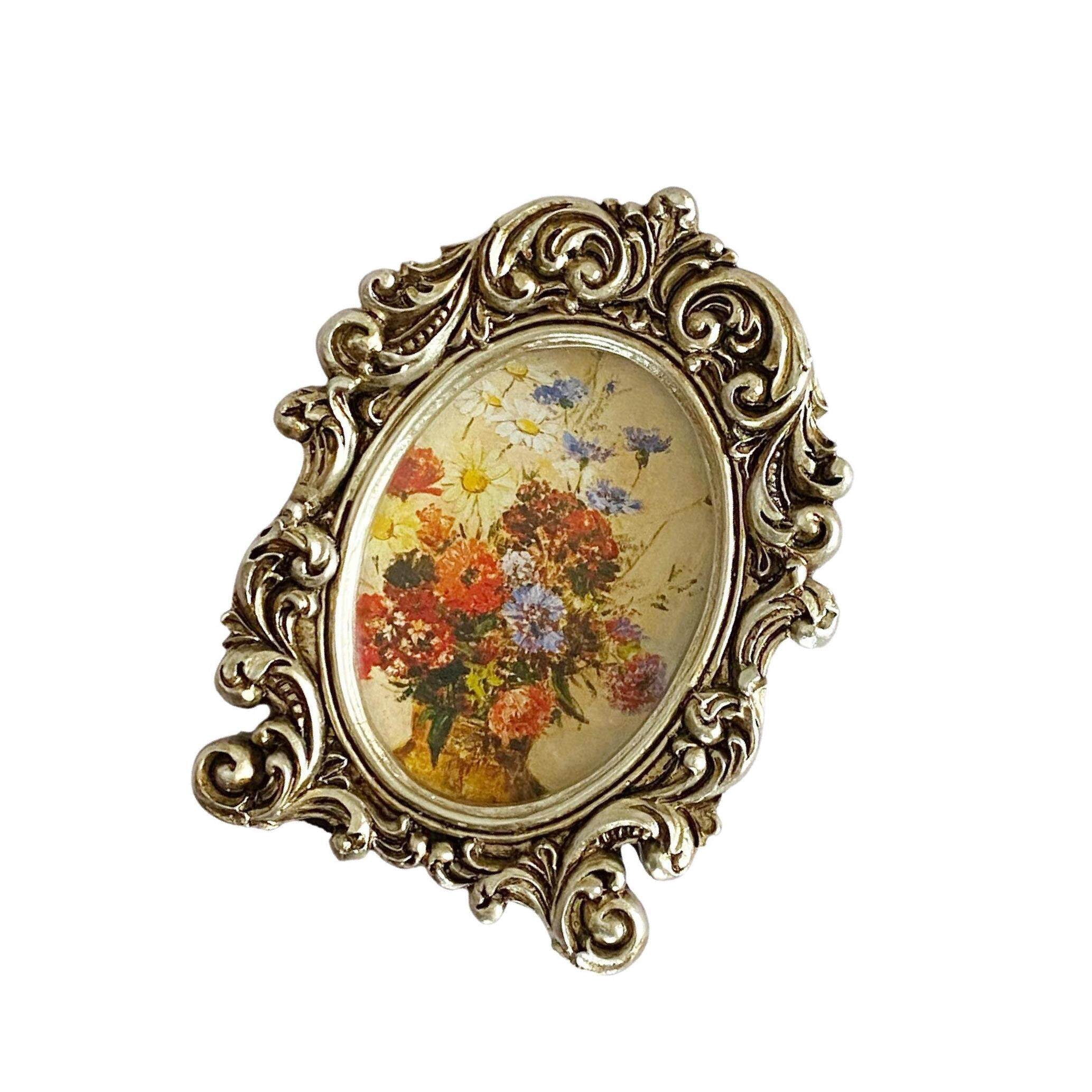 Photo Frame Picture Holder Ornaments Frame Vintage Decoration Wedding Resin Picture Frame