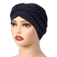 thumbnail image 3 of Milk Silk Hijab Headband Two Tone Solid Color Head Wrap With Design for Everyday Wear and Comfort, 3 of 3