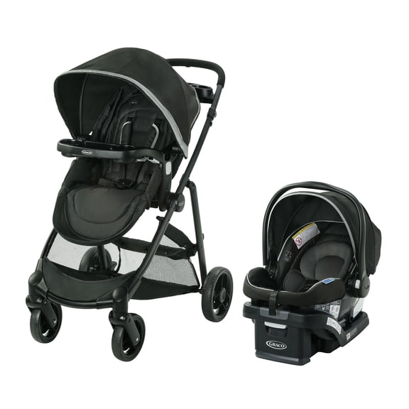 Graco Modes Element Système de Voyage, Ensemble Poussette pour Bébé et Siège d'Auto 3-en-1, Orienté vers l'Arrière de 1.8-16 kg (4-35 lb)
