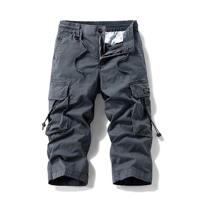 Styesk Mens Shorts Men's Stretch Cargo Shorts Casual Drawstring Classic Summer Short With Multi Pockets