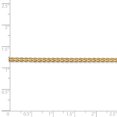 thumbnail image 5 of 14 Carats Or Jaune 2,5 Mm Chaîne de Blé Plate, 5 of 5
