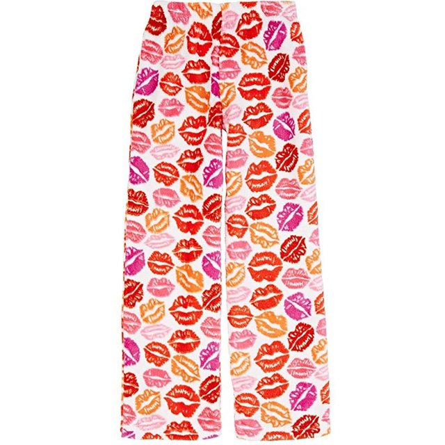 Up Past 8 Girls' Pajama Pants Fuzzy Plush Sleepwear Fun Pants