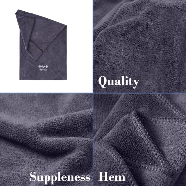 TopLLC Couverture Jetée, Couverture Jetée pour Canapé Gym Exercice Serviette Équipement Antidérapant Coussin de Sueur Serviette Extérieur Course Randonnée Respirant Essuyer Sueur Serviette polyester bath towels