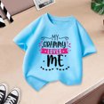 thumbnail image 5 of PMVFHDE Hauts pour Filles T-Shirts Grande Taille pour Fille Hauts Graphiques pour Fille T-Shirts pour Fille Coupe Ample T-Shirts pour Fille Coupe Ample T-Shirt Graphique pour Fille Col Rond Manches Courtes Bleu,11-12 Ans, 5 of 5