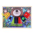 thumbnail image 1 of Wooden Montessori Basic Skills Board - Educational Toy (3+), 1 of 3