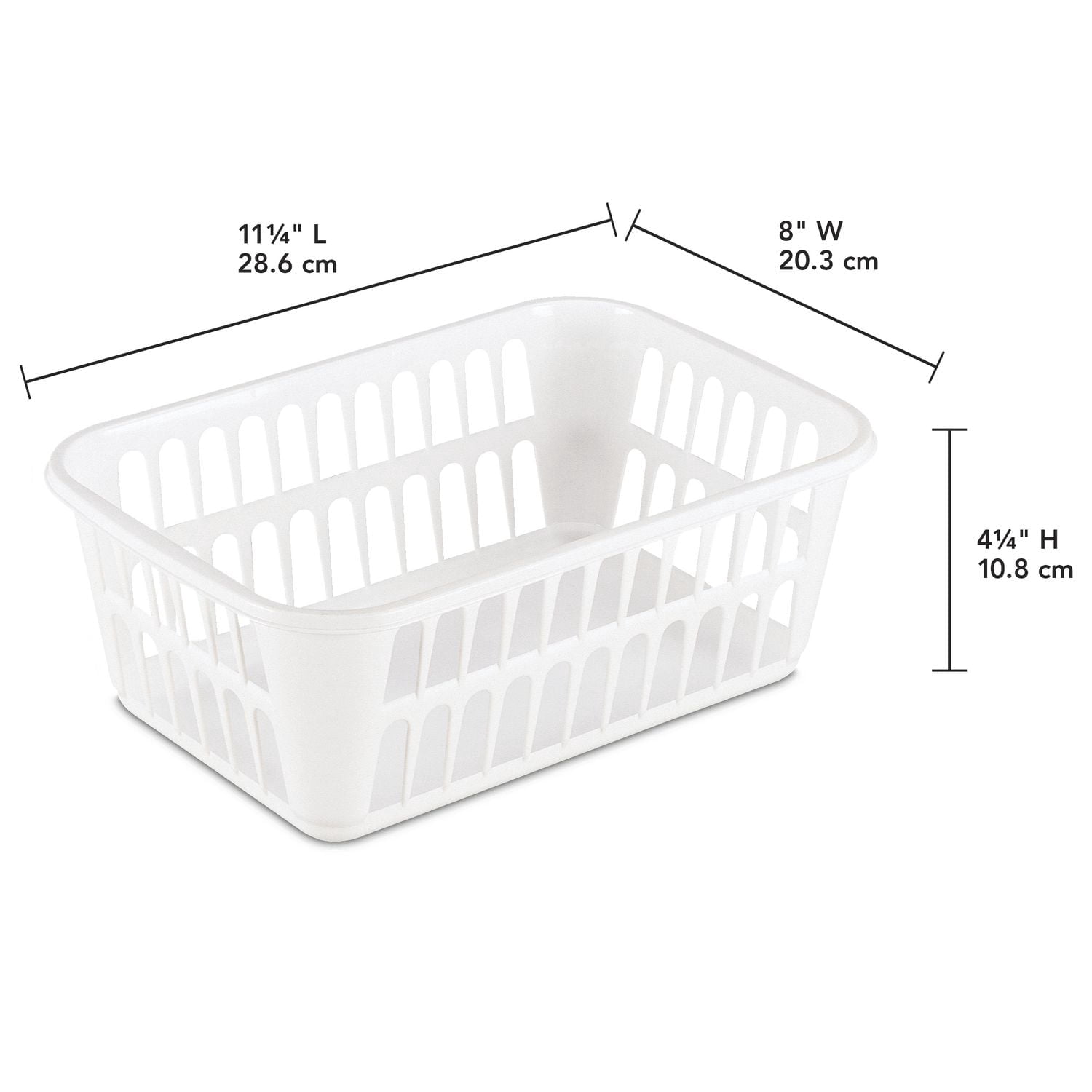 Plateau de rangement Sterilite en blanc
