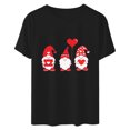 thumbnail image 4 of Meichang T-Shirts de la Saint-Valentin pour Femmes, T-Shirts Graphiques Amusants de la Saint-Valentin, Manches Courtes, Col Rond, T-Shirts de Fête en Liquidation, Cadeaux de la Saint-Valentin, 4 of 6