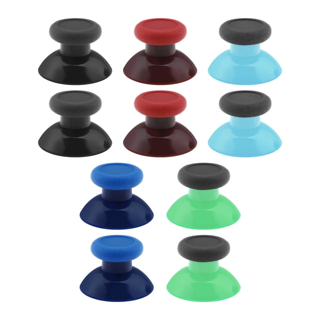 eMagTech 10-Piece Multicolored ABS Thumbsticks Replacement Kit for Xbox One & Xbox Series X/S Controllers - Durable Analog Joystick Caps for Enhanced Grip and Precise Gaming Control, Perfect for