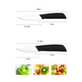 thumbnail image 3 of Baohd 5 Pcs Zirconia Ceramic Knife Set Cooking Tools 3" 4" 5" 6" Inch Paring Chef Knife + Peeler + Covers Ceramic Knife Set, 3 of 6