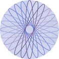 thumbnail image 1 of Ahgly Tapis Rond Lavable en Machine Intérieur Transitionnel Bleu Lavande, 3 Pieds Rond, 1 of 7